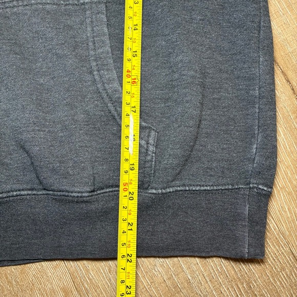 OBEY OG Floral Graphic Hoodie Distressed Charcoal Gray Womens Size Large - Picture 6 of 8